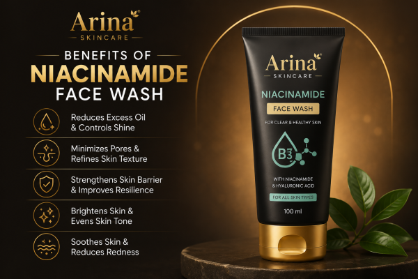Benefits of Niacinamide Face Wash | Arina Beauty Products