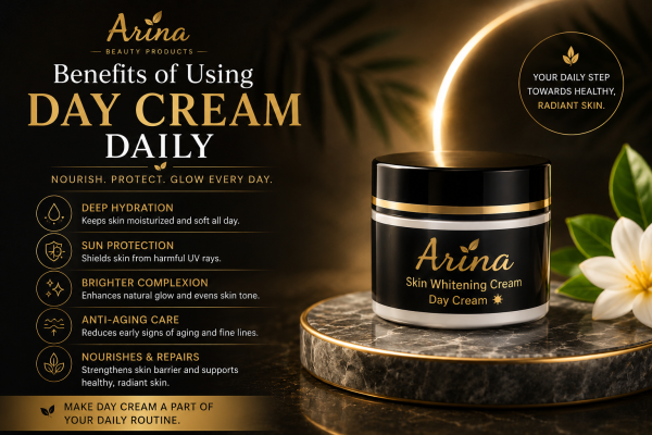 Benefits of Using Day Cream Daily | Arina Beauty Products