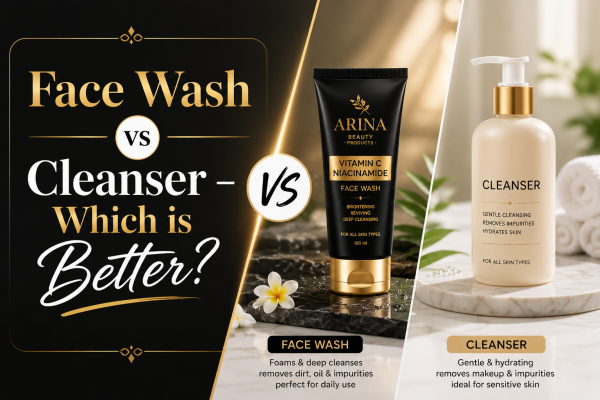 Face Wash vs Cleanser – Which is Better