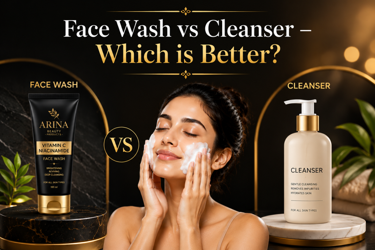 Face Wash vs Cleanser – Which is Better