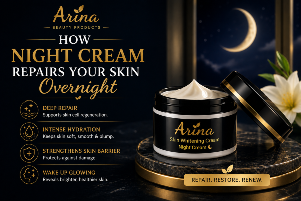 How Night Cream Repairs Your Skin Overnight