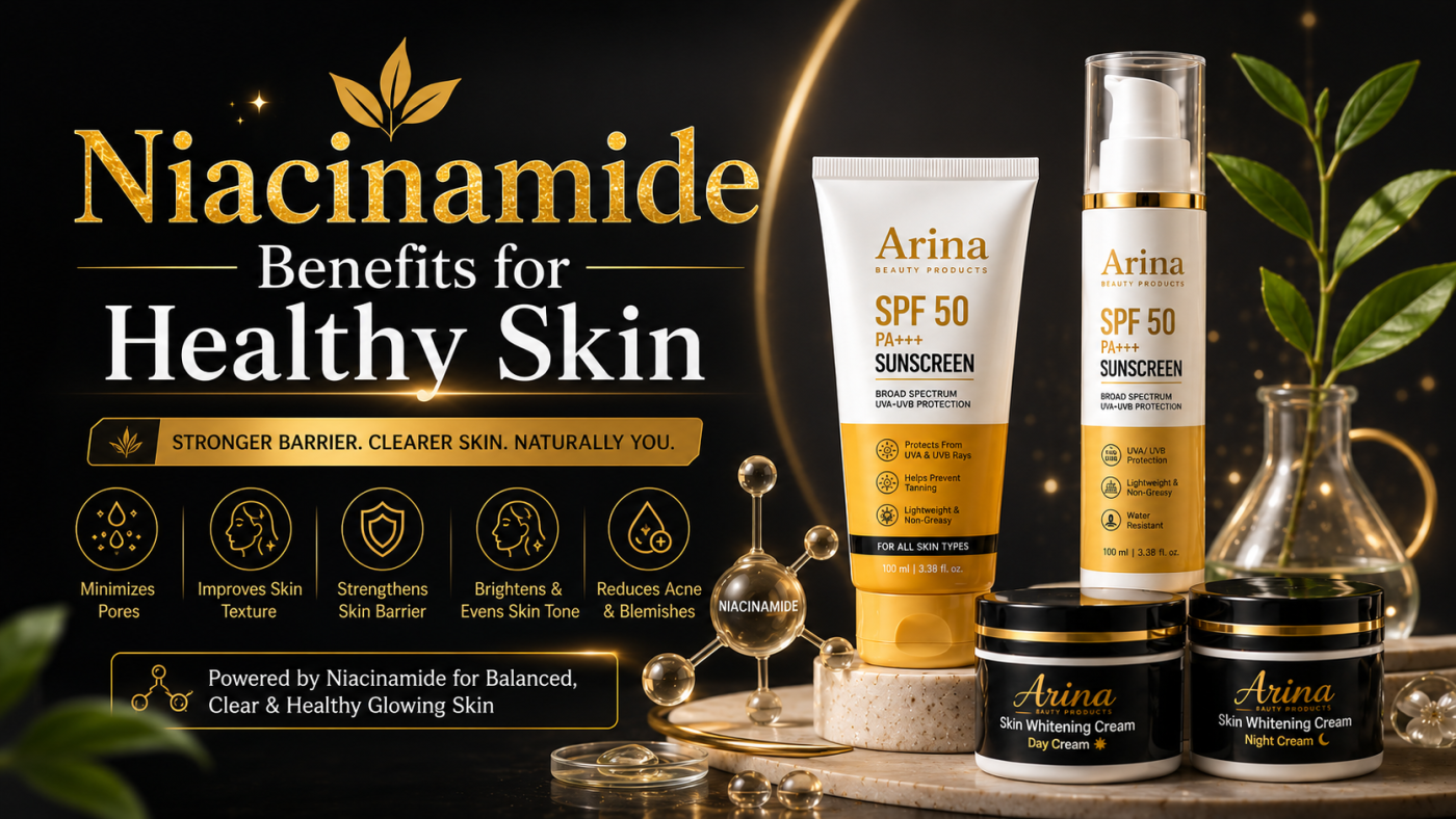 Niacinamide Benefits for Healthy Skin Complete Skincare Guide Arina Beauty Products